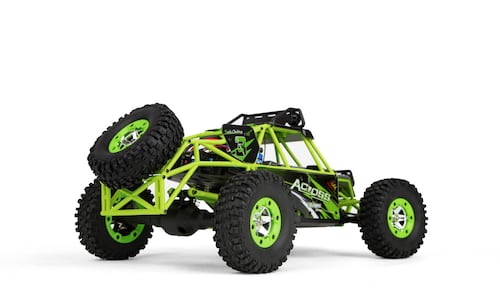 Carro A Control Remoto Carro 4x4 Jeep Buggy Razer Rc Wltech 12428 - 50 Km/h - 4x4 Color Verde Neón