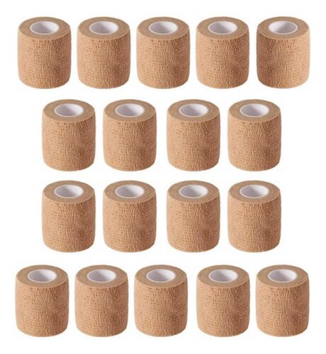 Cinta Venda Elástica Cohesiva Autoadherible De 5cm X 4.5m BEIGE