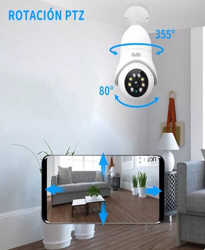Ojo® 5g Cámara De Seguridad 360 Wifi Exterior/ Interior Hd.