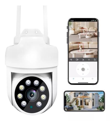 Cámara De Seguridad Exterior Wifi Vigilancia Ip Alarma 3mp.