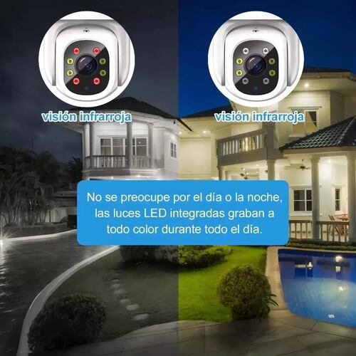 Cámara De Seguridad Exterior Wifi Vigilancia Ip Alarma 3mp.