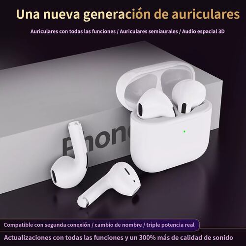 Audifonos Inalambricos Bluetooth Compatible iPhone Android.