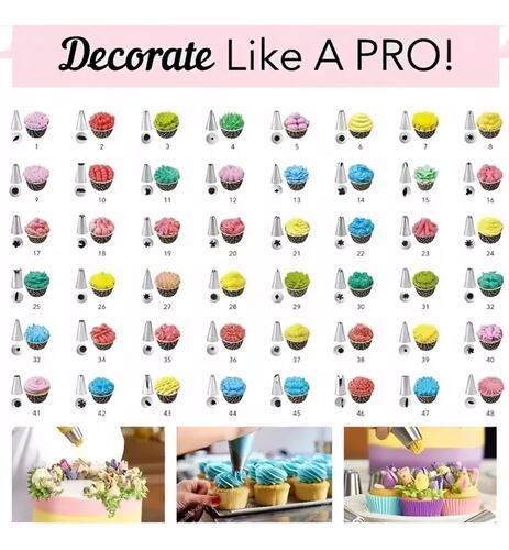 Kit De Herramientas Para Decoración De Pasteles, 322 Piezas.
