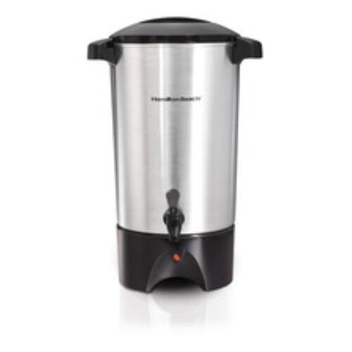 Cafetera Urna Para 45 Tazas Hamilton Beach, Color Gris