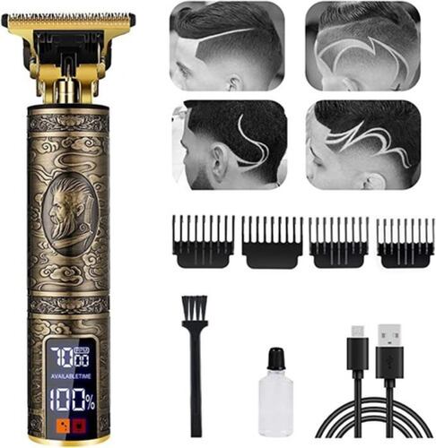 Maquina De Pelo Perfiladora Recortadora De Cabello P/cortar DORADO