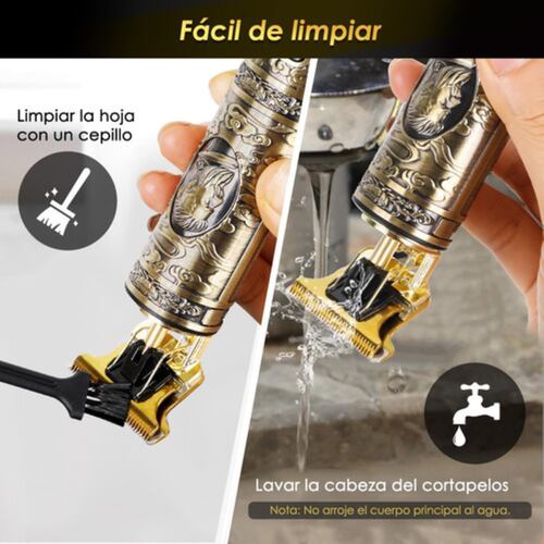Maquina De Pelo Perfiladora Recortadora De Cabello P/cortar DORADO