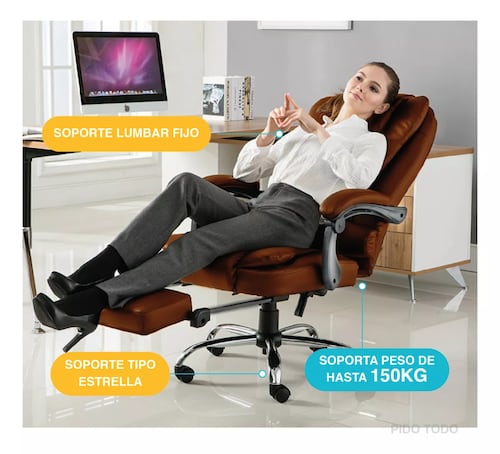 Silla Ejecutiva De Escritorio Oficina Ergonómica Reclinable