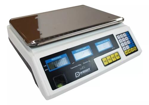 Báscula comercial digital Stay Elit D-Weight DGIT-01 40kg blanco.