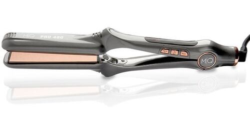 Plancha De Cabello Titanium Mq Pro 480 Bi Voltaje Color Gris