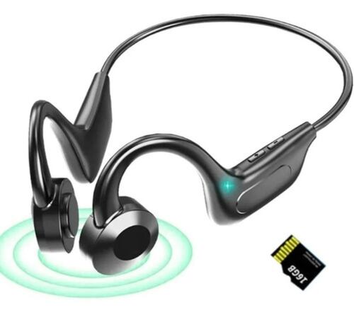 Audífonos Inalámbricos Conducción Ósea Bluetooth Deportivos NEGRO