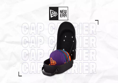 New Era Porta Gorras Cap Carrier 6 Pack Negro.