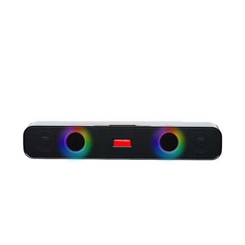 Barra De Sonido Para Pc Tv Bocinas Inalámbrica Bluetooth Rgb