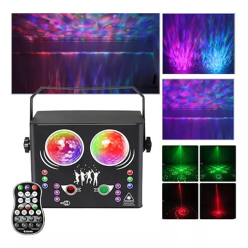 Luz Laser Dj Para Escenario Disco Con Dmx Remote Control