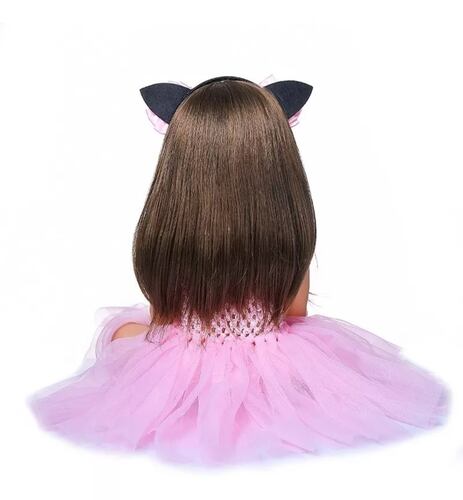 Bebé Reborn Muñeca Silicona De Cuerpo Completo Juguete 55cm.