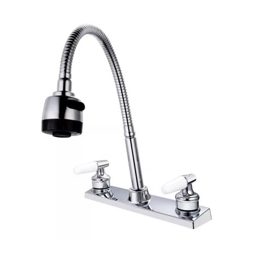 Llave Mezcladora Para Fregadero Cuello Flexible Tarja/cocina.