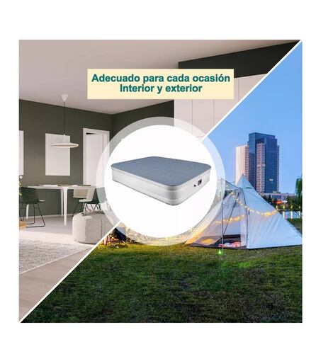Colchones Inflables Matrimonial Con Bomba De Aire Eléctrica