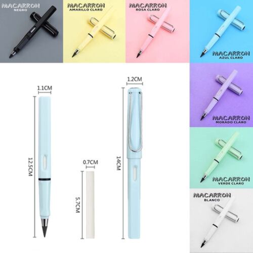 Lapices Infinito Lapicero Mágico Con Núcleo Y Borrador 27 Pz colores/morado