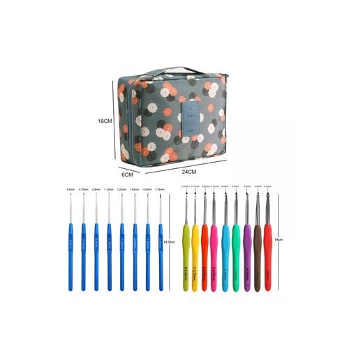 Kit Herramientas Para Tejer Al Crochet, 67 Pieza Ganchillos 