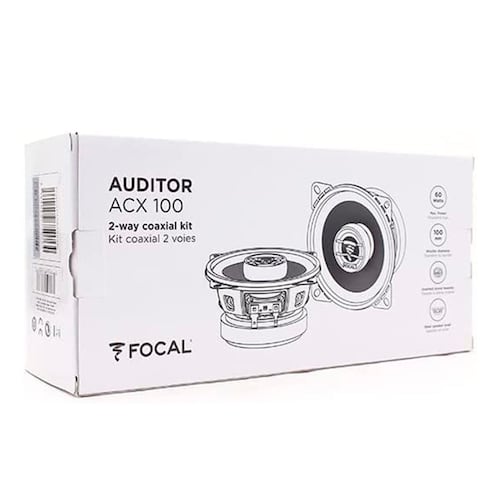 Bocinas FOCAL ACX-100 de 4 Pulgadas con 60w Max 2 Vías.