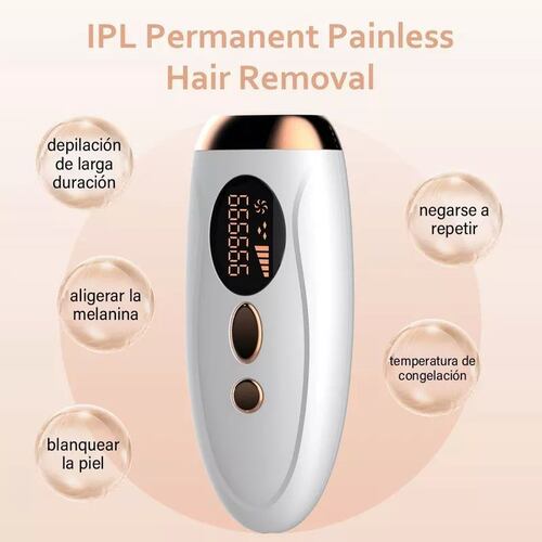 Depiladora laser permanente IPL  para cuerpo y cara.