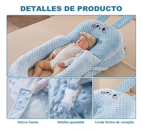Cojín Antireflujo Almohada Para Bebé Extraíble Y Lavable