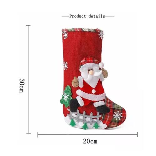 Botas De Navidad Para Colgar, 4 Pz, Para Decoración Navideña