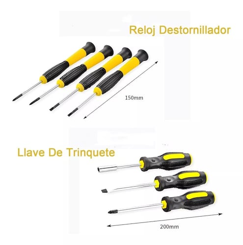 Juego De Herramientas Mecánicas Desarmadores Goxawee 108pcs.