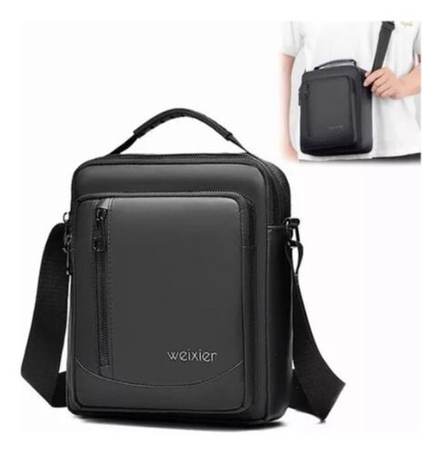 Bolso Bandolera Para Hombre Negro