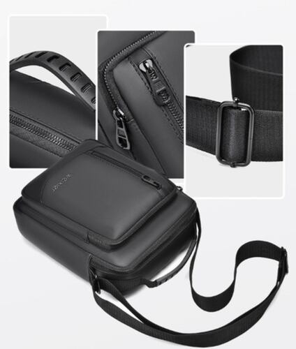Bolso Bandolera Para Hombre Negro