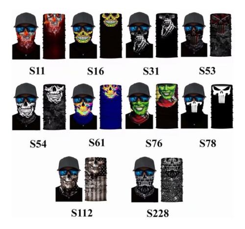 10 Pack Bandana - Mascara, Cacería,moto, Pescaciclismo 