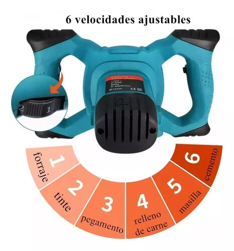 Mezcladores De Pintura Eléctrica De Mortero 2100w