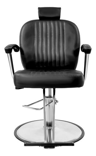 Sillon Silla Barberia Estetica Clasica 360° Moderna Negro Nanofort