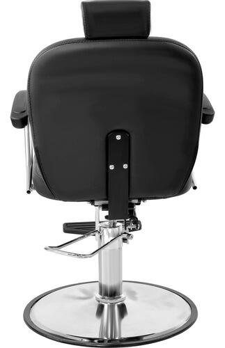 Sillon Silla Barberia Estetica Clasica 360° Moderna Negro Nanofort