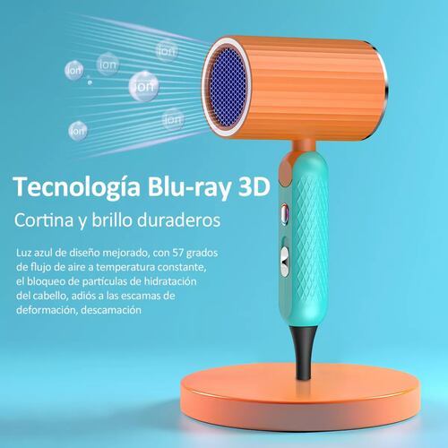 Secadora De Cabello Profesional Plegable Portátil 1800w