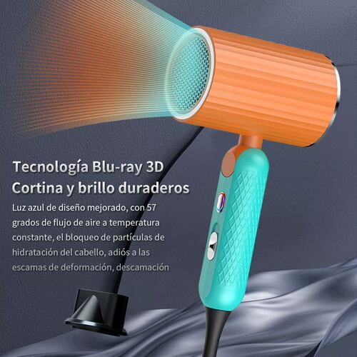 Secadora De Cabello Profesional Plegable Portátil 1800w