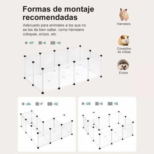 Reja Para Mascotas Conejitos Hámsteres Gato Perro Armable.