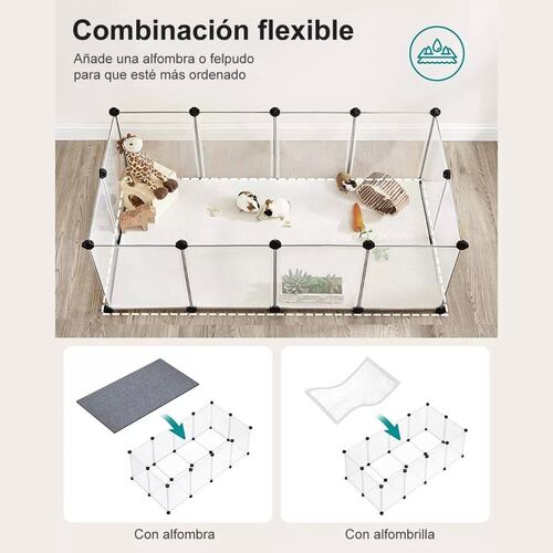 Reja Para Mascotas Conejitos Hámsteres Gato Perro Armable.