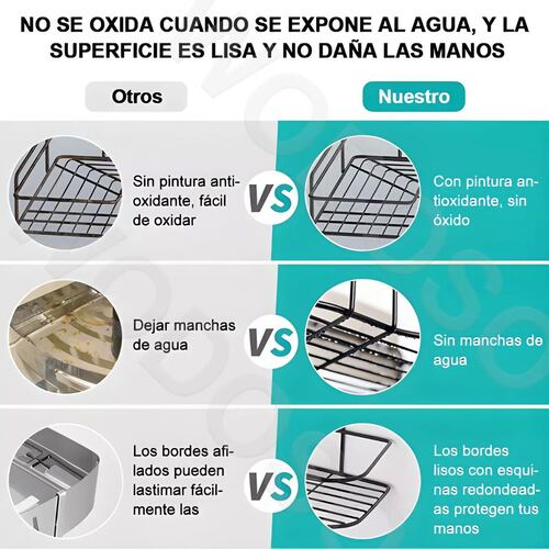 Organizador Baño Estantes Para Cocina Accesorios Para Baño