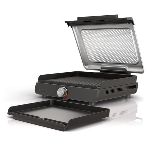 Parrilla eléctrica y plancha Ninja GR101 Sizzle para interiores 