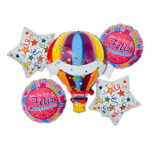 Globos de feliz cumpleaños metalico, decoración de cumpleaños, fiesta infantil, happy birthday.