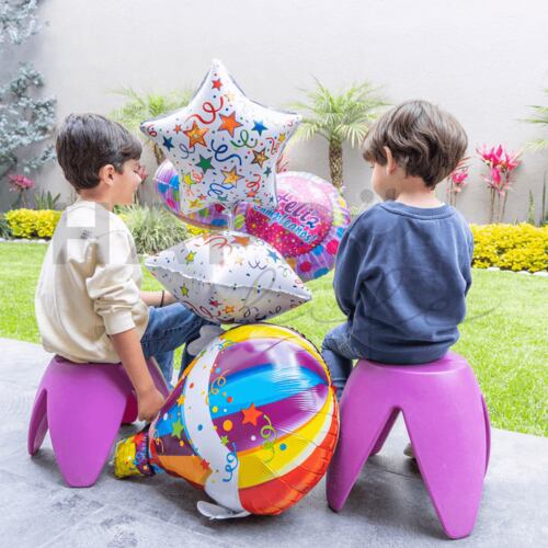 Globos de feliz cumpleaños metalico, decoración de cumpleaños, fiesta infantil, happy birthday.
