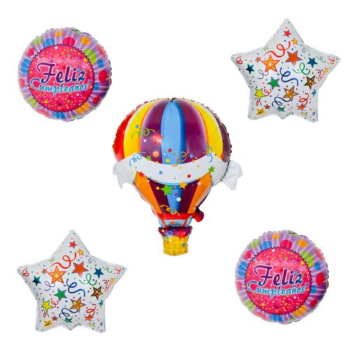 Globos de feliz cumpleaños metalico, decoración de cumpleaños, fiesta infantil, happy birthday.
