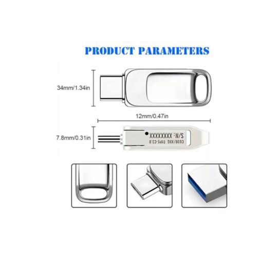 Memoria Usb De 2 Tb Color Plata