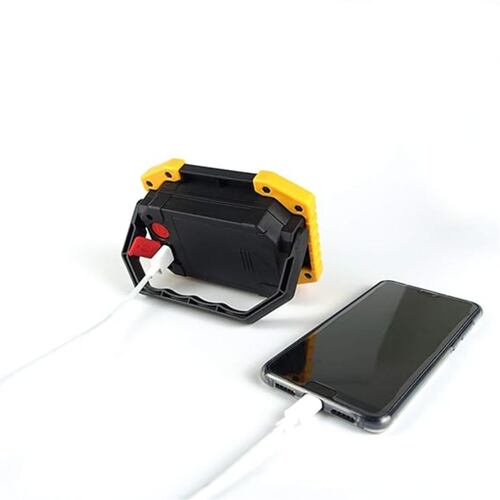 Luz De Trabajo Recargable Led 2000lm Lámparas Mano Camping