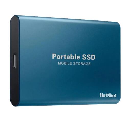 SSD Disco Duro Externo 4TB MXMDD-005-1 1 Pza 4TB Azul SSD Lectura 30 MBs Escritura 37 MBs USB-C Entrada USB-A-C Salida, SolidMini04TB-WIN