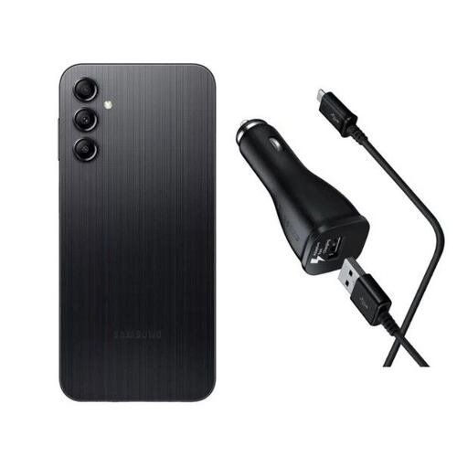 Samsung Galaxy A14 5G Negro 64GB Nuevo + Cargador para auto 45W.