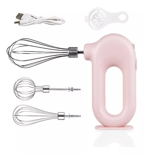 Mezclador De Inmersión Portátil Usb Recargable color ROSA
