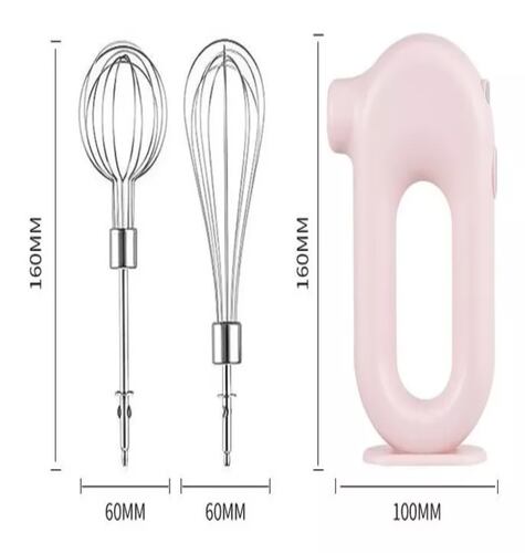 Mezclador De Inmersión Portátil Usb Recargable color ROSA