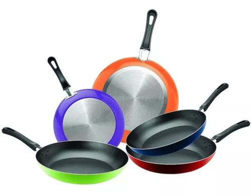 Set De 5 Sartenes Ekco Classic Antiadherente En Aluminio Color Varios Colores