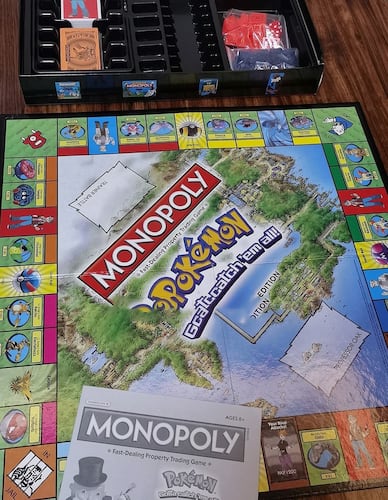 Juego De Mesa Monopoly Edición Especial Pokémon Kanto En Inglés